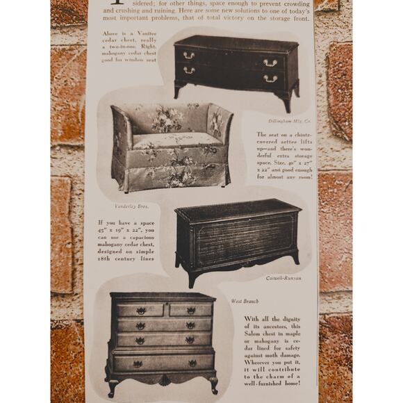 1942 Vintage Print Article - "On the Storage Front" - Home Organization & Decor - Picture 4 of 7